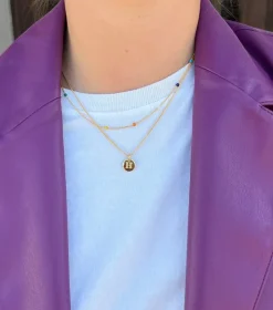 Syster P Santa Monica Multicolor Halsband Guld