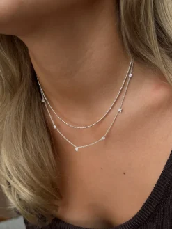 Syster P Sheer Doria Halsband Silver