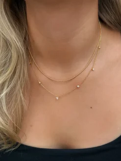 Syster P Sheer Doria Halsband Guld
