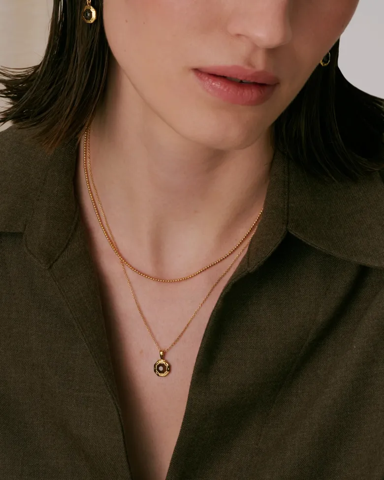 Syster P Sheer Doria Halsband Guld