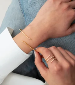 Syster P Sparkle Wrap Ring Guld