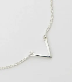 Syster P Strict Plain V Armband Silver (Mega kampanj)