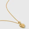 Syster P Sunburst Heart Halsband Guld