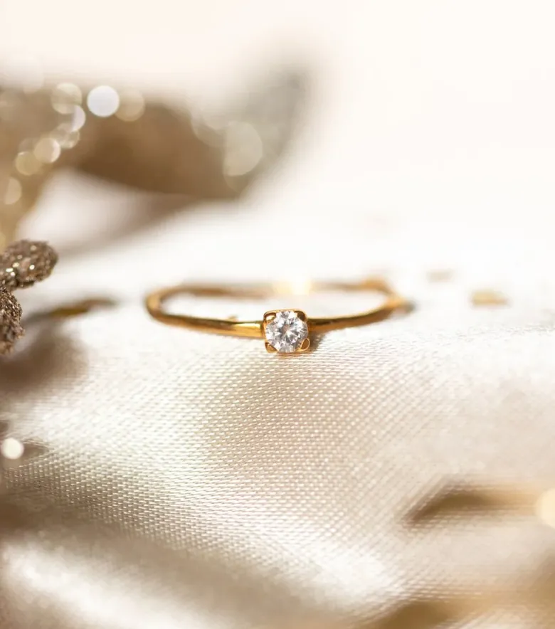 Syster P Tiny Princess Ring Guld