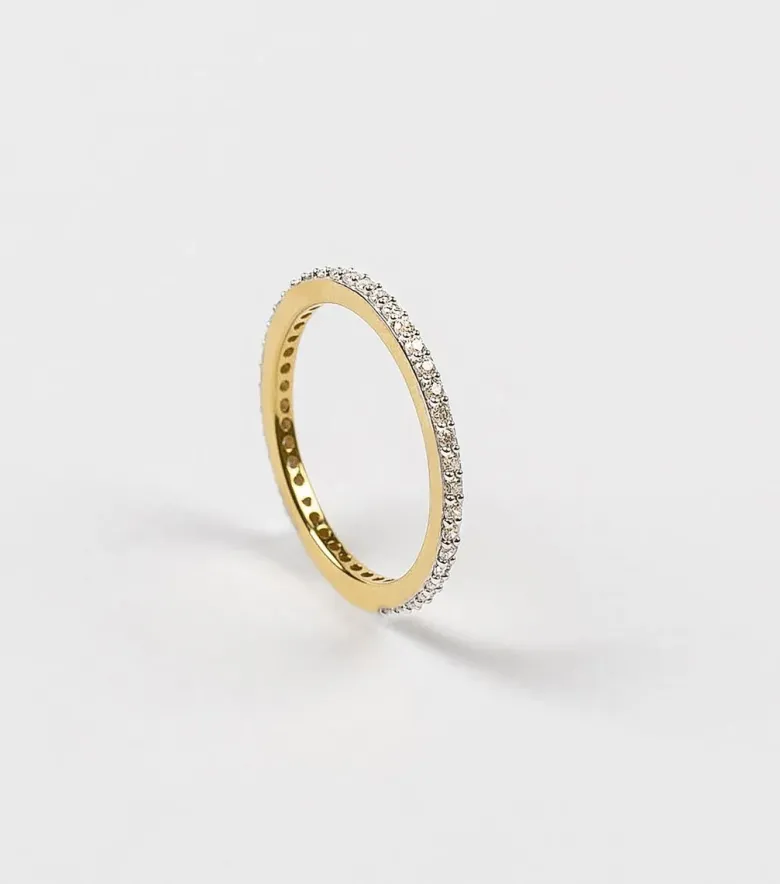 Syster P Tiny Sparkle Ring Guld