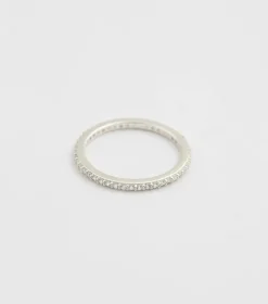 Syster P Tiny Sparkle Ring Silver