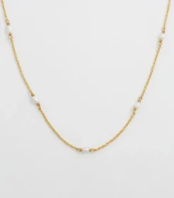 Syster P Treasure Multi Pearl Halsband Guld