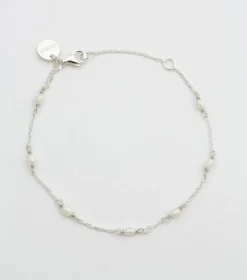 Syster P Treasure Multi Pearl Armband Silver