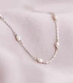 Syster P Treasure Multi Pearl Armband Silver