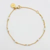 Syster P Treasure Multi Pearl Armband Guld