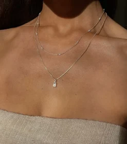 Syster P Treasure Multi Pearl Halsband Silver
