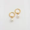 Syster P Treasure Pearl Hoop Guld