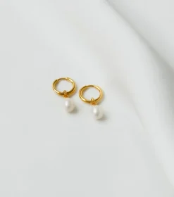 Syster P Treasure Pearl Hoop Guld