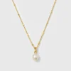 Syster P Treasure Single Pearl Halsband Guld