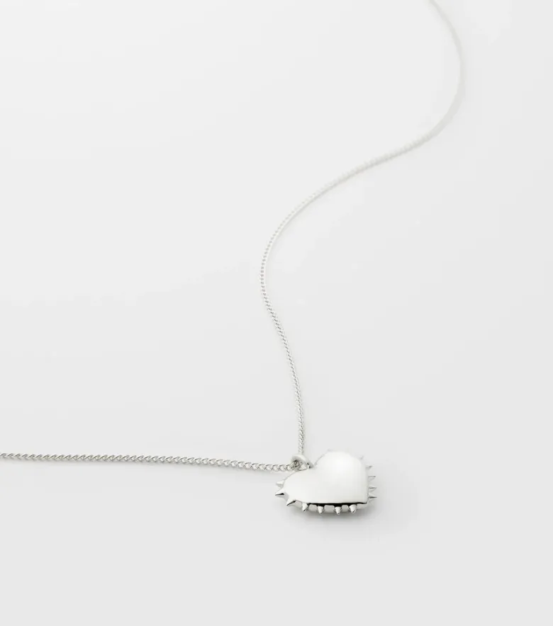 Syster P True Love Hjärta Halsband Silver