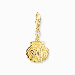 Thomas Sabo Charm-hängsmycke skal guld