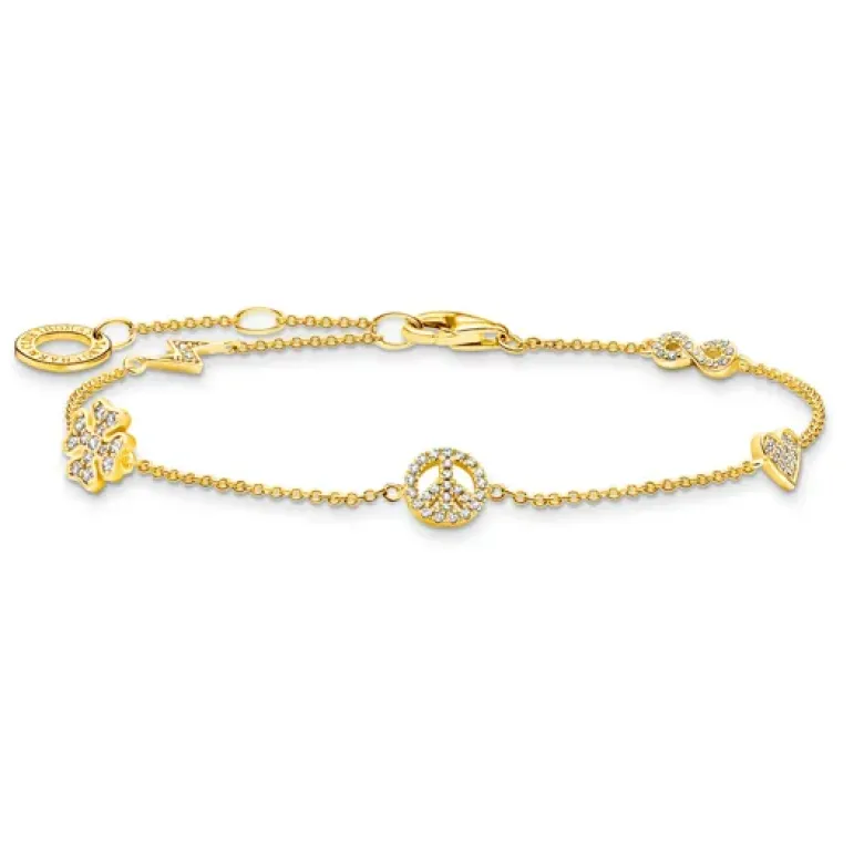 Thomas Sabo Armband Guld A2039-414-14-L19V (Mega Kampanj)