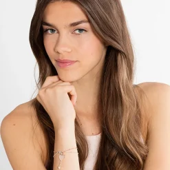 Thomas Sabo Armband hjärta roséguld silver – LBA0102-415-12