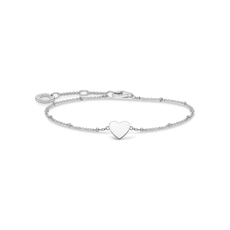 Thomas Sabo Armband hjärta med kulor silver – A1991-001-21