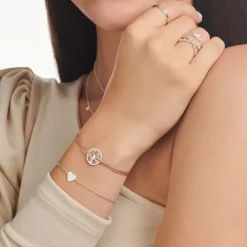 Thomas Sabo Armband hjärta med kulor silver – A1991-001-21