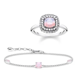 Thomas Sabo Armband opalfärgad sten rosa skimrande – A1936-699-7