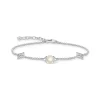 Thomas Sabo Armband pärla med stjärnor silver – A1978-167-14