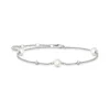 Thomas Sabo Armband pärlor med vita stenar silver – A2038-167-14