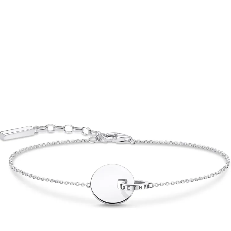 Thomas Sabo Armband Together-Mynt med Ring Silver – A1934-637-21