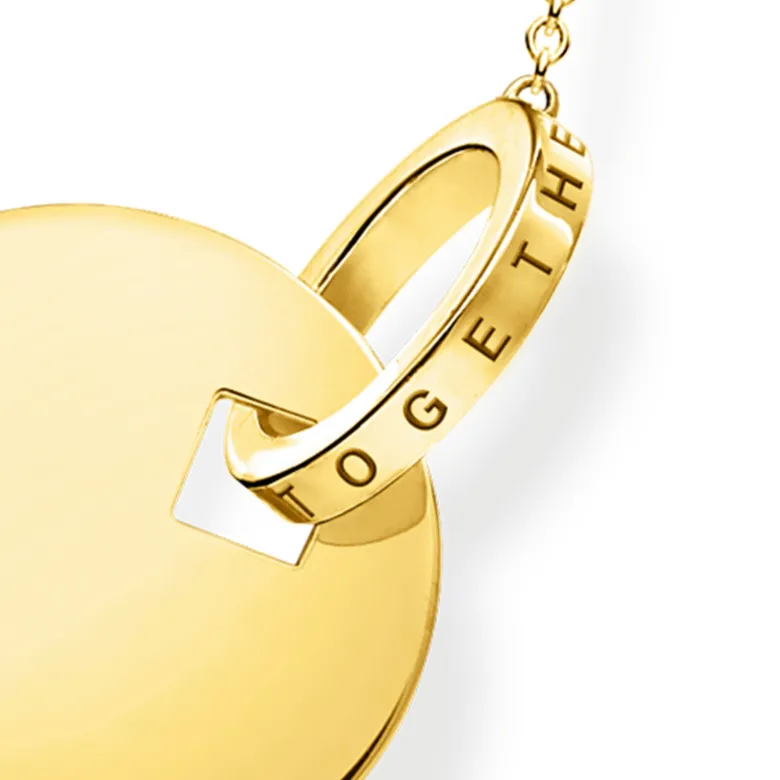 Thomas Sabo Armband Together-Mynt med Ring Guld – A1934-413-39