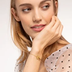 Thomas Sabo Armband Together-Mynt med Ring Guld – A1934-413-39