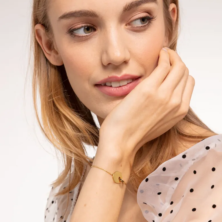 Thomas Sabo Armband Together-Mynt med Ring Guld – A1934-413-39