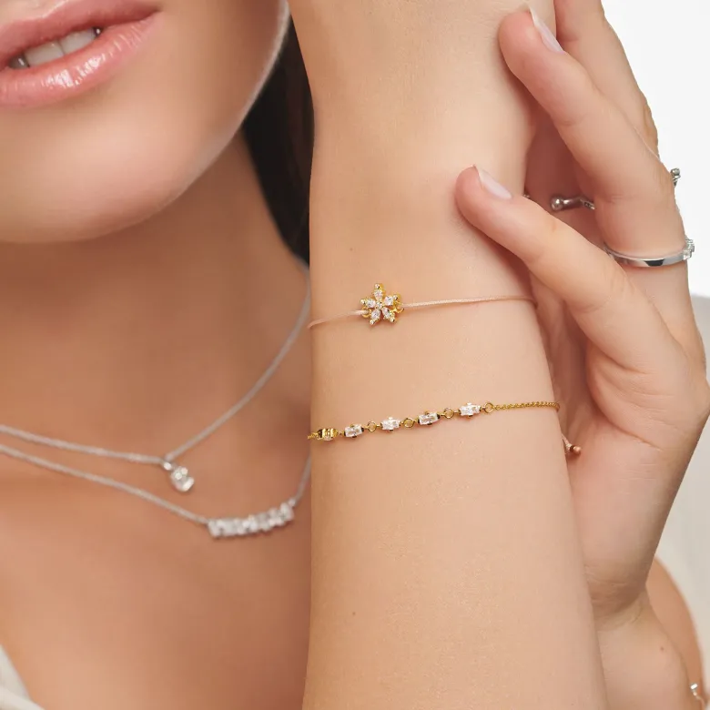 Thomas Sabo Armband tro, hopp och kärlek – A2050-881-7