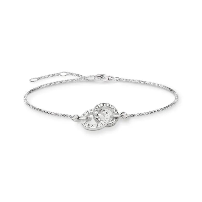 Thomas Sabo Armband tro, hopp och kärlek – A2050-881-7