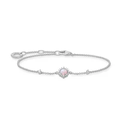 Thomas Sabo Armband vintage opalfärgad sten rosa skimrande – A2023-166-7