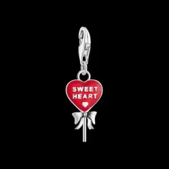 Thomas Sabo Berlock Lollipop Hjärta Röd Silver 2072-664-10