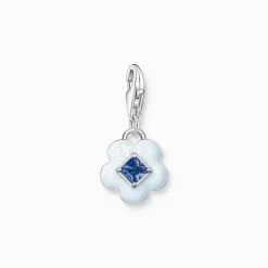 Thomas Sabo Blomma med blå sten silver – 1916
