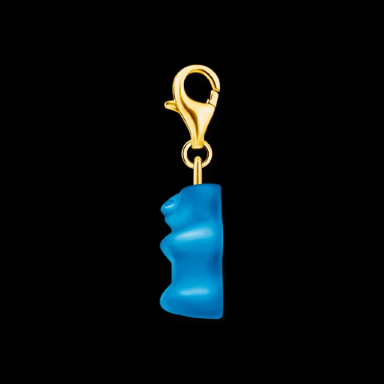 Thomas Sabo Charm Gummibjörn Blå/Guld 2182-413-1