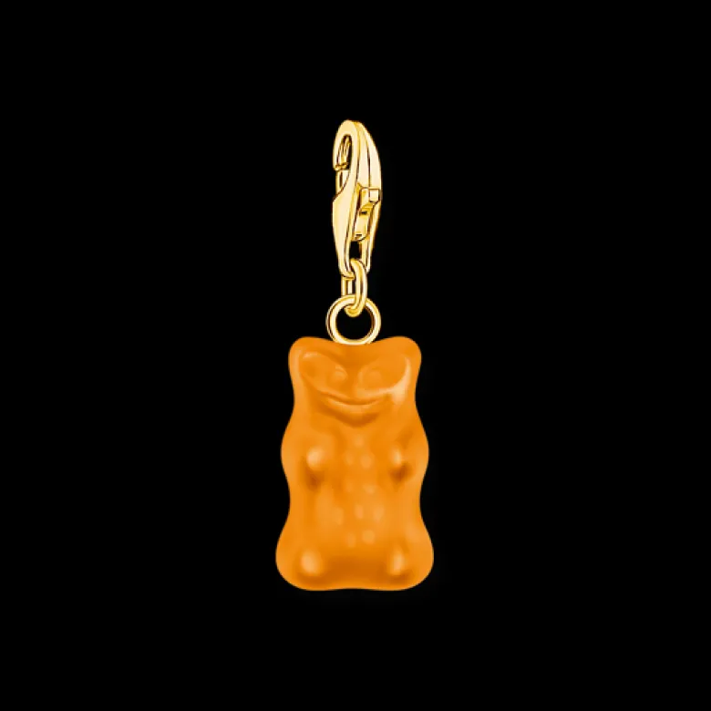 Thomas Sabo Charm Gummibjörn Orange/Guld 2186-413-8