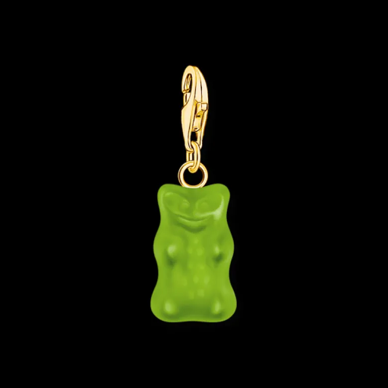 Thomas Sabo Charm Gummibjörn Grön/Guld 2192-413-6