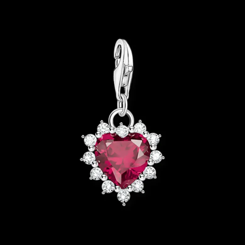 Thomas Sabo Charm Hjärta Röd 2204-013-10