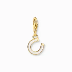 Thomas Sabo Charm Hästssko Guld/Vit 2018-427-14