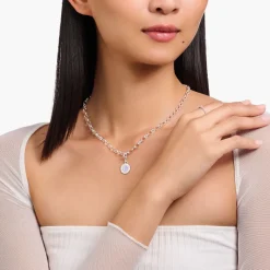 Thomas Sabo Charm Ledamot Charmista Coin Lila 2104-007-13