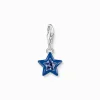 Thomas Sabo Charm Stjärna Blå 2043-496-7