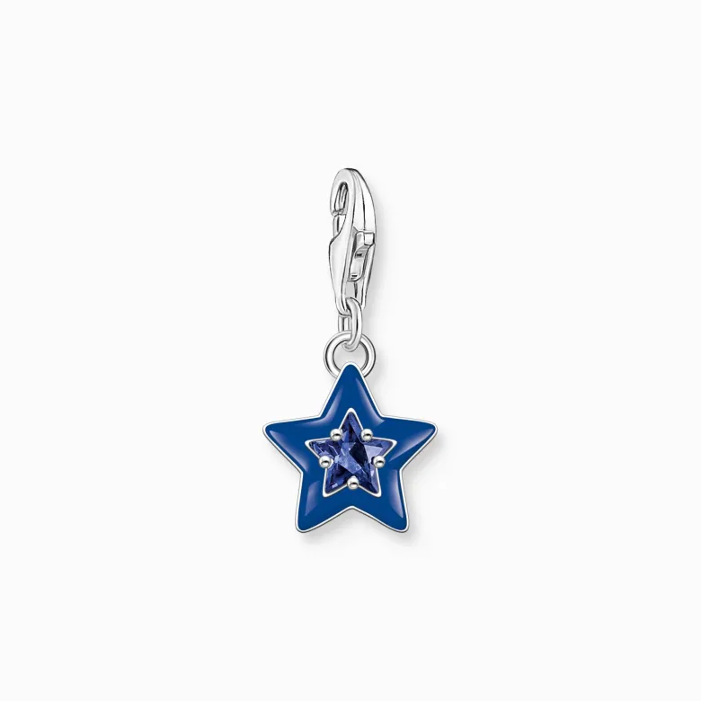 Thomas Sabo Charm Stjärna Blå 2043-496-7