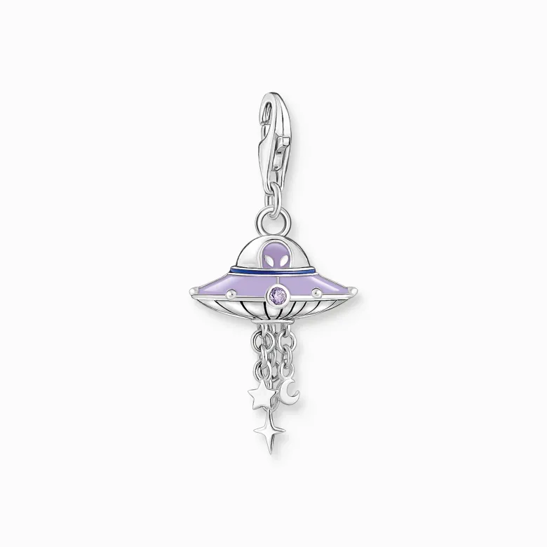 Thomas Sabo Charm Ufo Lila 2045-691-7