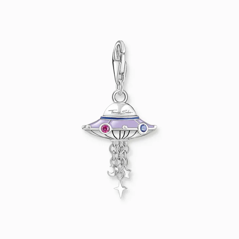 Thomas Sabo Charm Ufo Lila 2045-691-7