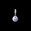 Thomas Sabo Charm-hängsmycke lila yin & yang silver