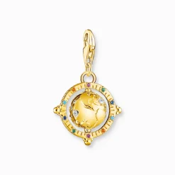 Thomas Sabo Färgglad jordglob guldpläterad – 1923