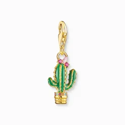 Thomas Sabo Grön kaktus guldpläterad – 1928