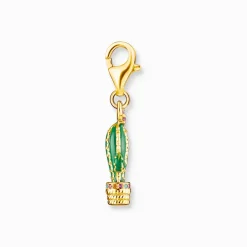 Thomas Sabo Grön kaktus guldpläterad – 1928